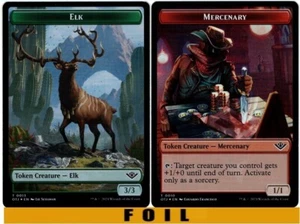 1x - ELK \\ MERCENARY Token (#13/10) - FOIL - Outlaws of Thunder Junction - Picture 1 of 1