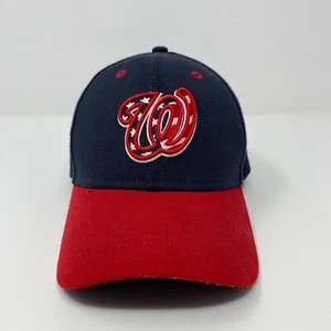 New Era 39thirty Hat Navy Washington Nationals MLB Stars & Stripes L/XL Flex Cap - Picture 1 of 8