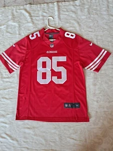 Fast neu genäht Nike on Field SF 49ers NFL Trikot #85 Davis Herren M 46" Brust - Bild 1 von 4