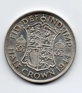 Great Britain - England - 1/2 Crown 1944 - Picture 1 of 2
