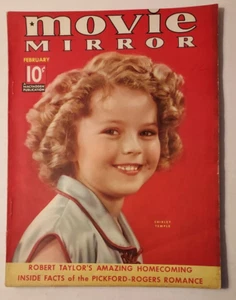 Movie Mirror Magazine Feb. 1937 Shirley Temple Cover - Picture 1 of 1
