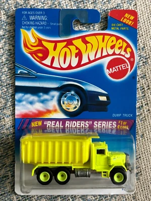 1995 HOT WHEELS REAL RIDERS SERIES PETERBILT DUMP TRUCK - Image 1 of 4