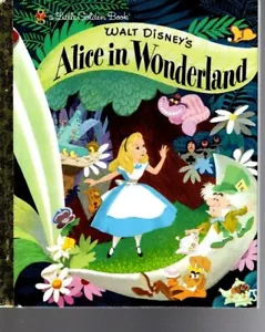 Alice im Wunderland -- Vintage kleines goldenes Buch -- KOSTENLOSER VERSAND - Bild 1 von 1