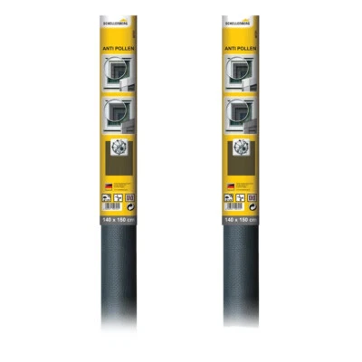 Schellenberg 2er Pack Pollenschutzgitter Minirolle, anthrazit, 140 x 150  - Bild 1 von 4