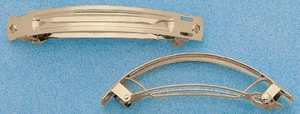 MADE IN FRANCE VOLUME AUTOMATIC BARRETTE FOR DESIGNERS 3.5" (80mm) Bottom 4" Top - Picture 1 of 3
