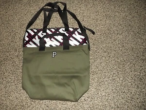 Victoria's Secret PINK Insulated Cooler Tote Beach Pool 2 in 1 Bag Green NWT - Picture 1 of 1
