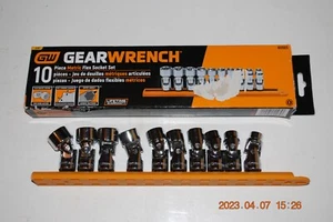 Gear-Wrench 80565 10-PC 6-pt 3/8" Drive Metric Flex Socket Set - Picture 1 of 2
