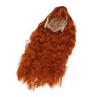 (Dirty Orange)Women Wig Casual Fashion Long Curly Wavy Hair Toupee Bgs