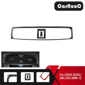 Cubierta de ventilación de aire medio de consola de fibra de carbono para Lexus IS250 IS300 IS350 2006-12 - Imagen 1 de 10