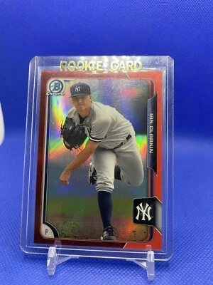 Ian Clarkin 2015 Bowman Chrome /5 True Red Refractor SP #BCP212 Yankees - Image 1 of 2