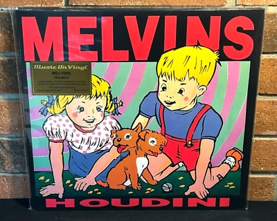 MELVINS - Houdini, Limited Import 180G MARBLE COLOR VINYL LP Foil #'d New+Sealed - Image 1 of 4