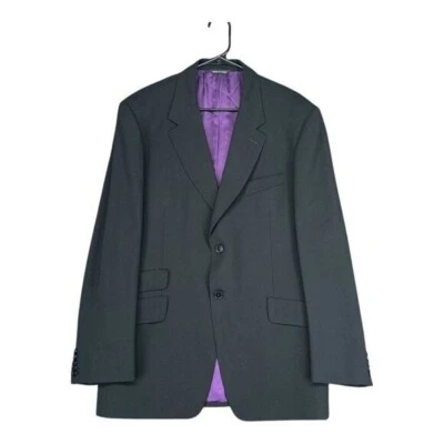 Paul Smith London Men's Blazer 42 100% Wool Black Office Career Old Money Preppy - Image 1 of 4