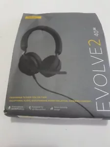 Jabra Evolve2 40 SE Auricolari cablati con archetto USB tipo A nero - Foto 1 di 5