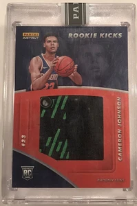 CAMERON JOHNSON 2019-20 Panini Instant Rookie Kicks RC Nike Shoe Patch # 11/18 - Picture 1 of 4