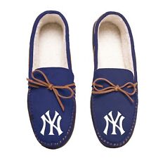 New York Yankees MLB Team Colored Men's Moccasin Slippers