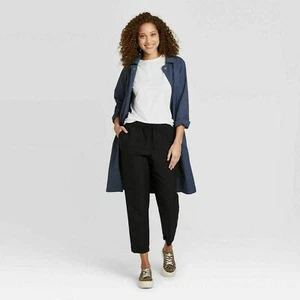 Pantalones cónicos de tiro alto hasta el tobillo talla S a New Day nuevos con etiquetas - Imagen 1 de 8