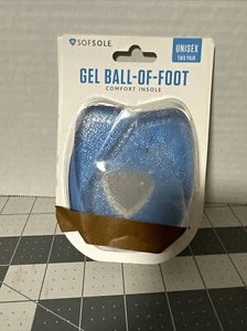 SofSole Gel Ball-of-Foot Comfort Insole, 2-Pair Packs, New - Picture 1 of 2