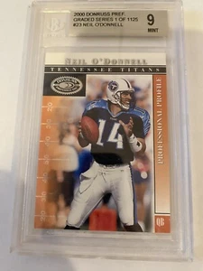 2000 Donruss Preferred NEIL O'DONNELL #23 Graded Series 1 of 1125 PSA 9 MT 💥 - Picture 1 of 2