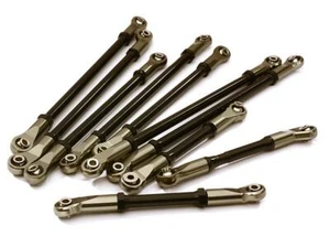Alloy Machined Steering & Suspension Linkage Set(10) for 1/10 TRX-4 (12.8-in WB) - Picture 1 of 1
