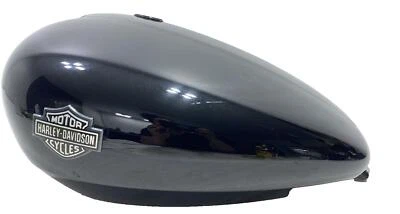 Harley Davidson Vivid Black XG 500 750 STREET tanque de combustível gasolina lascado usado fabricante de equipamento original - Imagem 1 de 4