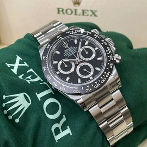 Rolex Cosmograph Daytona 116500LN Black Dial 2022 FRESH Complete Set - Picture 1 of 8