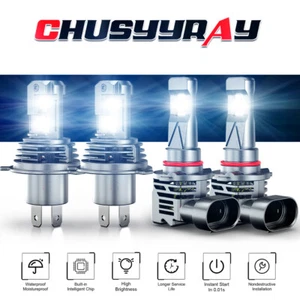 Para Toyota Tacoma 2005-2011 Combo LED Faros Luces altas/bajas+ Luz Antiniebla - Imagen 1 de 12