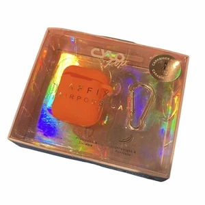 Cylo Pop Affix It AirPod Case In Orange w/ Carabiner Hook New In Box - Picture 1 of 3