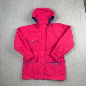 Cabelas Gore-Tex Jacket Womens Medium Barn Coat Full Zip Pink - Picture 1 of 10