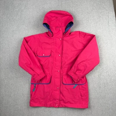 Cabelas Gore-Tex Jacket Womens Medium Barn Coat Full Zip Pink - Image 1 of 4