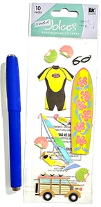 Jolee's Surfing Stickers Scrapbooking Embellishment Card Making - Picture 1 of 1