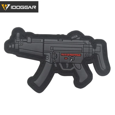 IDOGEAR Tatical Patch Morale Patch GUN PVC Patch Military Hunting Accessories  - Image 1 of 4