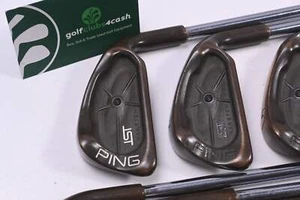 Ping ISI BeCu Irons / 3-PW+SW / Black Dot / Stiff Flex Ping Z-Z 65 Shafts - Picture 1 of 7