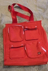 LEGO Collection x Target Weekender Tote Utility Pocket Bag Red With Zipper Rare - Picture 1 of 7