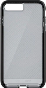 Genuine tech21 iPhone 8 PLUS / 7 PLUS Case Slim Shockproof Phone Cover BLACK - Picture 1 of 3