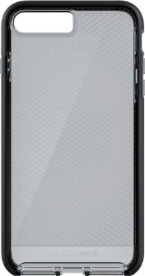 Genuine tech21 iPhone 8 PLUS / 7 PLUS Case Slim Shockproof Phone Cover BLACK - Image 1 of 3