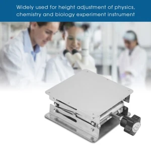 Stainless Steel Lifting Platform Laboratory Lifting Stand Scissor Rack 100*100mm - Afbeelding 1 van 8