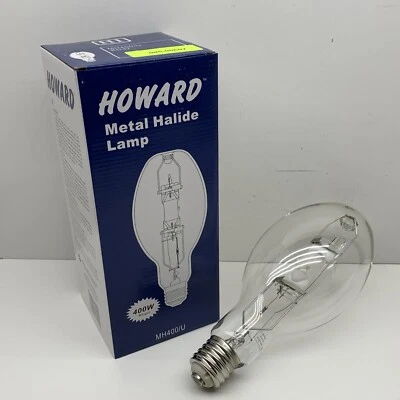 (6-Pack) Howard MH400/U Metal Halide 400-Watt Lamp Light Bulb 400W M59/E - Image 1 of 4