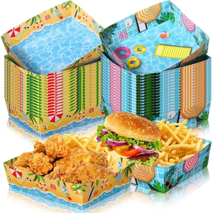 36 pezzi estate piscina spiaggia festa forniture palla 5 libbre grande servizio di carta snack - Foto 1 di 6