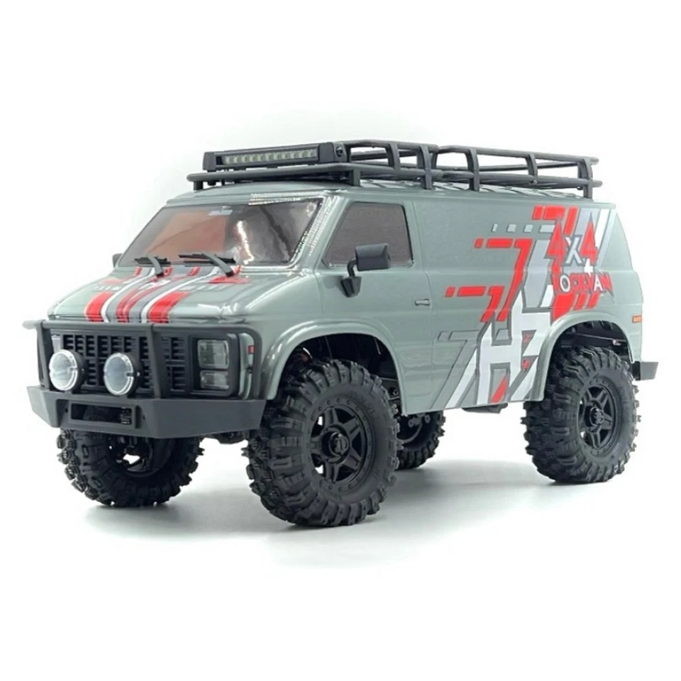 Absima HobbyPlus 1:18 Crawler CR18P EVO-V2 "Rock Van" grau RTR HBP1810503-GY - Bild 1 von 4
