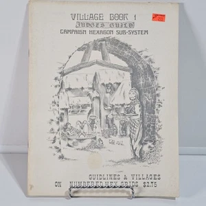 Judges Guild Village Book 1 Campaign Hexagon Sub-System Book Dungeons & Dragons - Picture 1 of 10