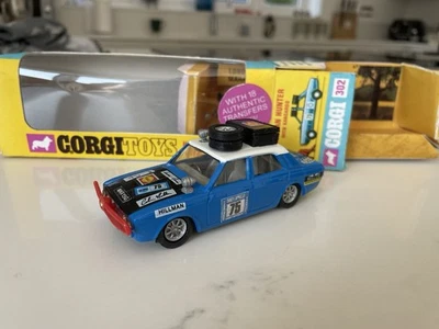 Corgi 302 Hillman Hunter rally car- mint restoration - Image 1 of 4