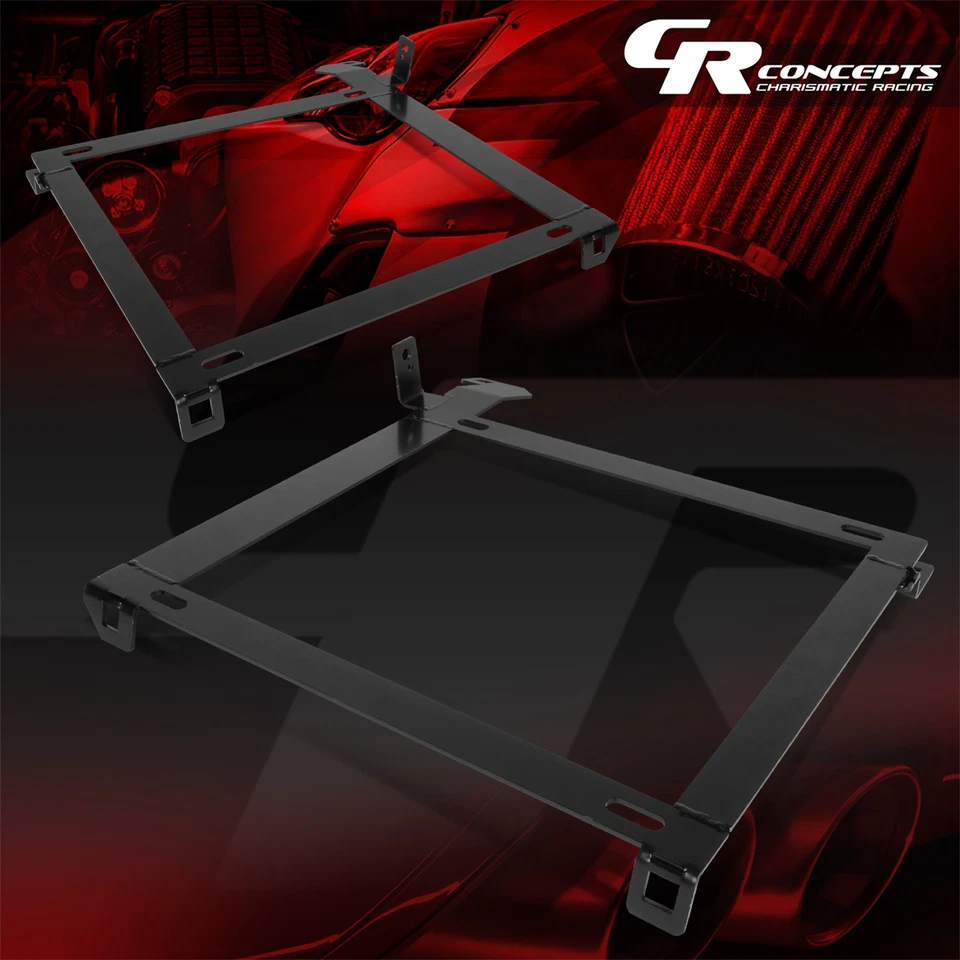 FOR 88-91 HONDA CR-X/CRX ED EF RACING SEATS BASE MOUNTING BRACKET TRACK RAILS - Image 1 of 4