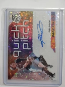 2021 Panini Mosaic Quick Pitch Zack Collins Circles Prizm RC Auto - Picture 1 of 2