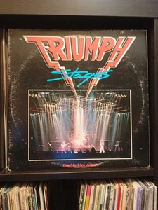 Triumph Stages VG+ MCA Records 2 X Vinyl LP CRC Record Club Press - Picture 1 of 6