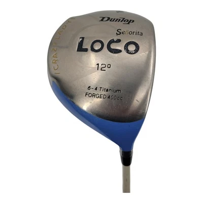 Dunlop Logo Crazy Lady 12° Senorita Titanium 45" Driver Chamois Ladies Golf Club - Image 1 of 4