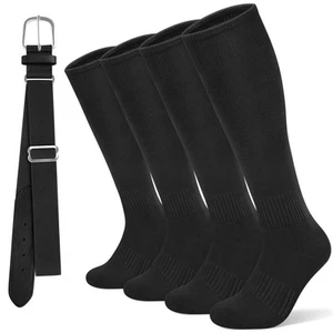 Baseball Socks for Boys Girls Women Men, Softball Football Soccer Calf Knee H... - Picture 1 of 7