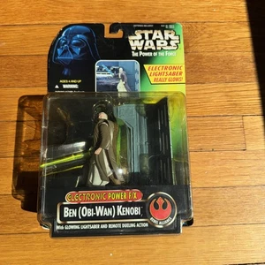 Star Wars Power Force Ben (Obi-Wan) Kenobi 69615 Kenner Hasbro 1996 Neu - Bild 1 von 10