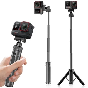 Support trépied magnétique à dégagement rapide selfie stick pour Insta360 ACE PRO2 PRO X5 X6 - Photo 1/10