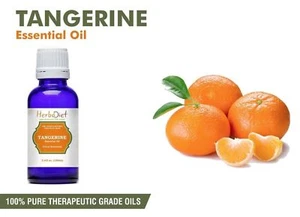 Natural Tangerine Essential Oil 100% Pure Aromatherapy Oils Therapeutic Grade - Picture 1 of 3