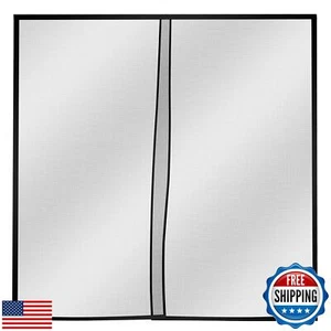 Pure Garden One Car Garage Door Screen – Heavy-Duty Weighted Mesh Curtain wit - Picture 1 of 4